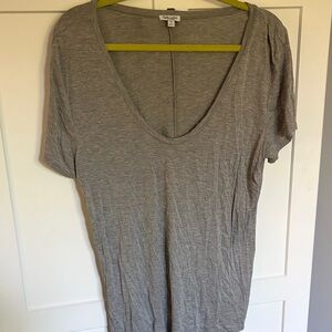 Splendid Heather Gray Short Sleeve Tee